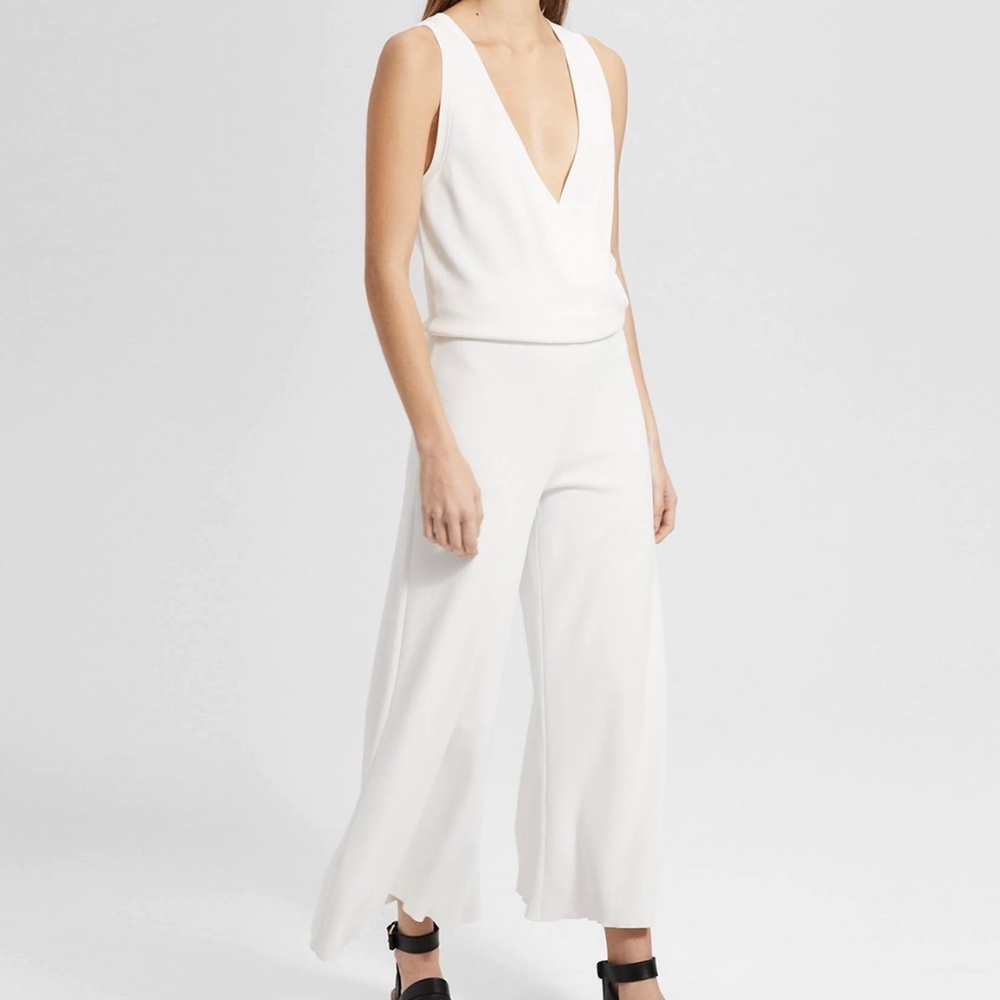 THEORY  Knit Wrap Jumpsuit